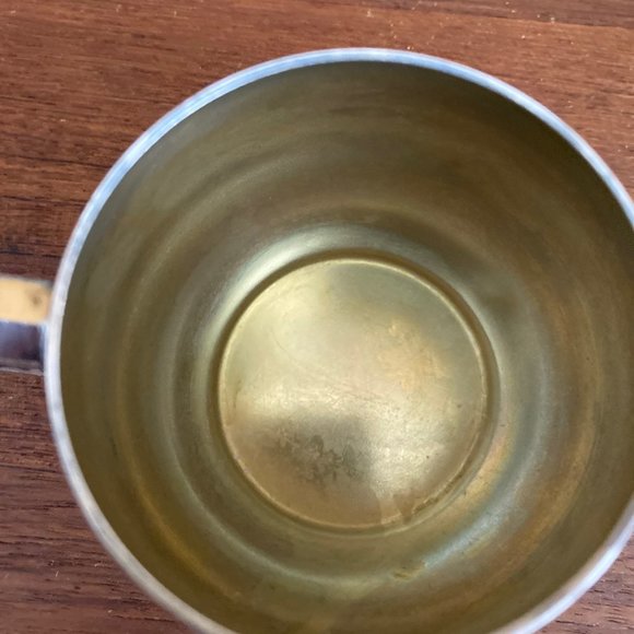 Copper cream and sugar set - Picture 4 of 7